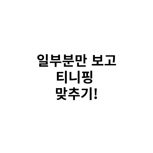 [티니핑] 일부분만 보고 티니핑 맞추기