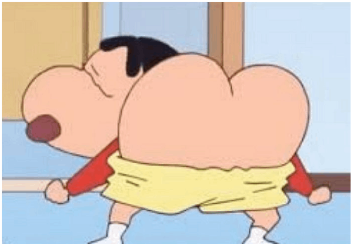 애니 캐릭터 엉덩이 맞추기 썸네일