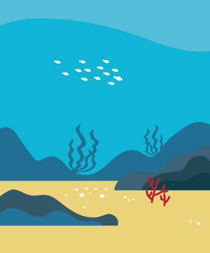 물 속 생물들 맞추기