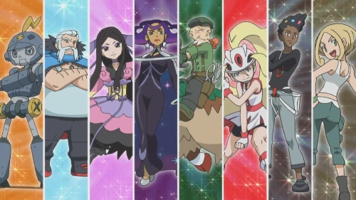 포켓몬스터 네임드 트레이너 타입 맞추기(체육관관장,사천왕,챔피언,악의 조직)