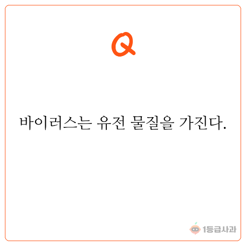 고등학교 생명과학1 OX 퀴즈 [1등급 사과🍎 수능 내신 과학 탐구] 썸네일