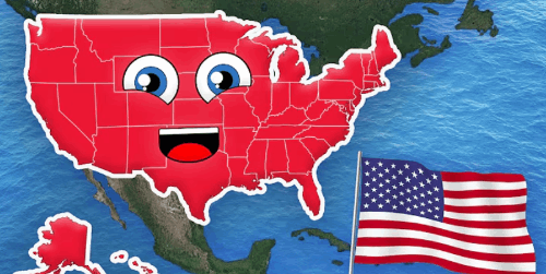 미국 주기 보고 주 이름 맞추기