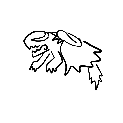 대충 그린 몬스터 헌터 몬스터 맞추기