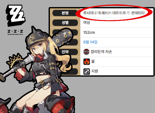 [풀네임] 젠레스 존 제로 에이전트 본명 맞히기 (젠존제, 찢) 썸네일